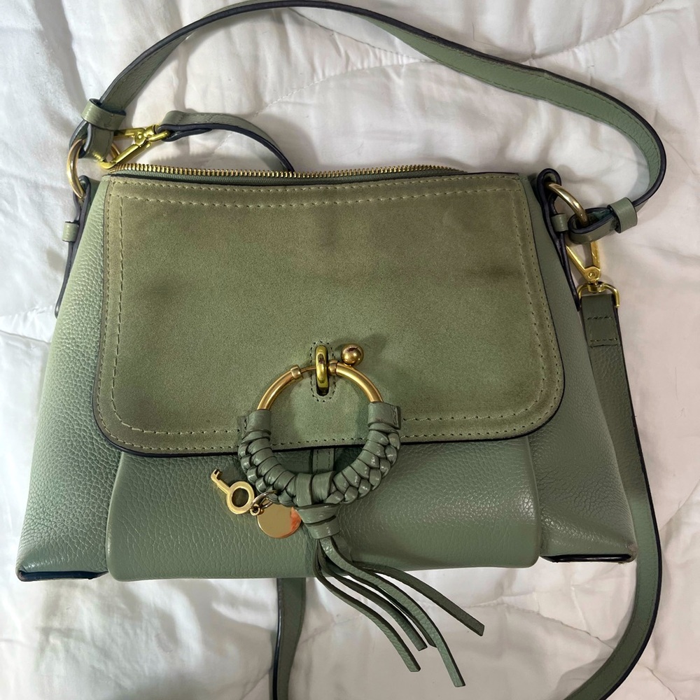 See by Chloe Joan suede and leather small bag